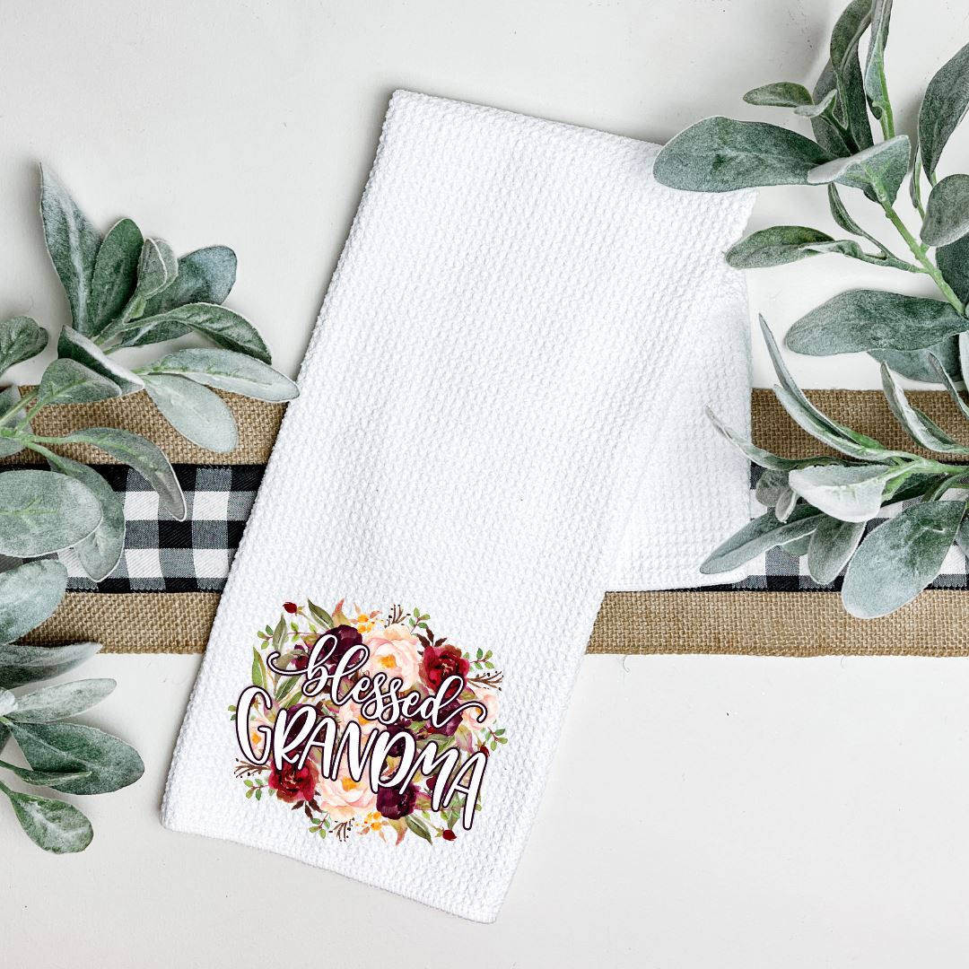 BLESSED GRANDMA TEA TOWEL Harlow Boutique Official Online Store