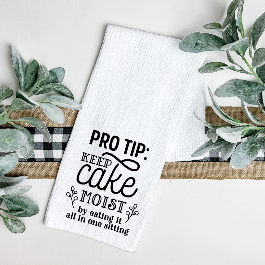 PRO TIP KEEP A CAKE MOIST TEA TOWEL Harlow Boutique Official Online Store