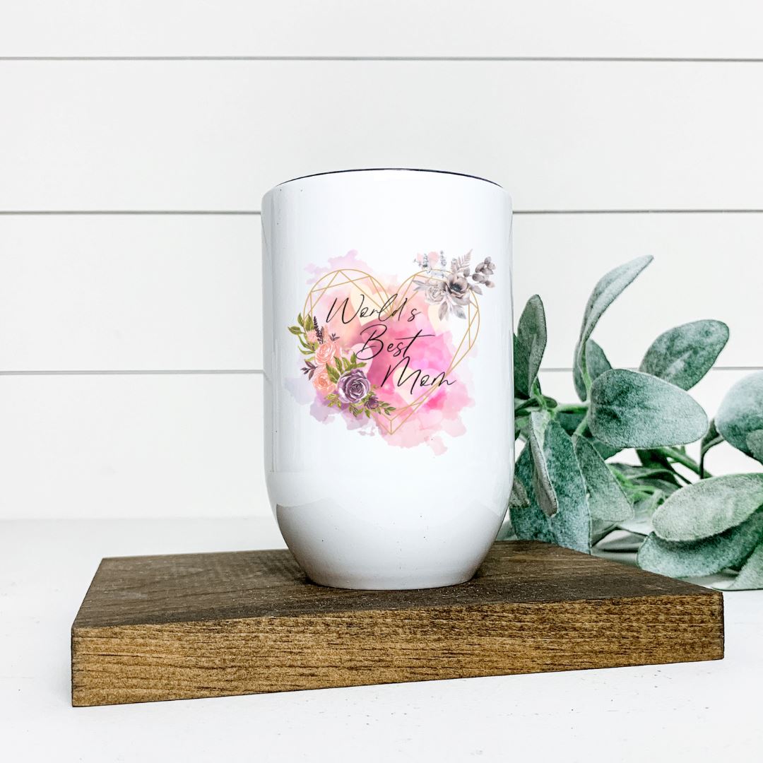 WORLDS BEST MOM WINE TUMBLER Harlow Boutique Official Online Store