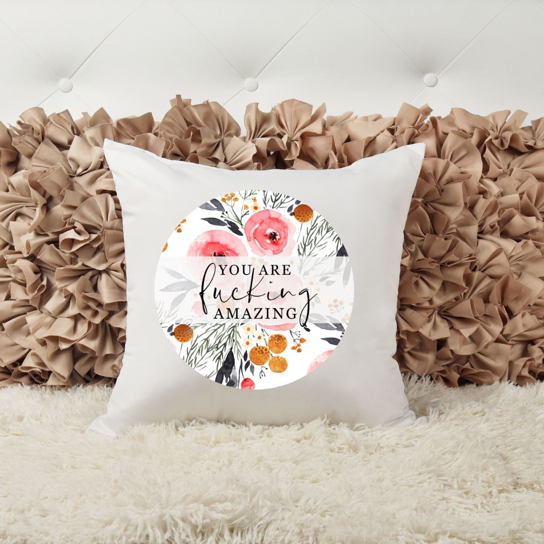 YOU ARE FUCKING AMAZING PILLOW Harlow Boutique Official Online Store