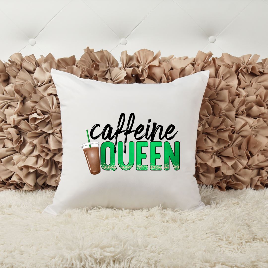 CAFFEINE QUEEN PILLOW Harlow Boutique Official Online Store