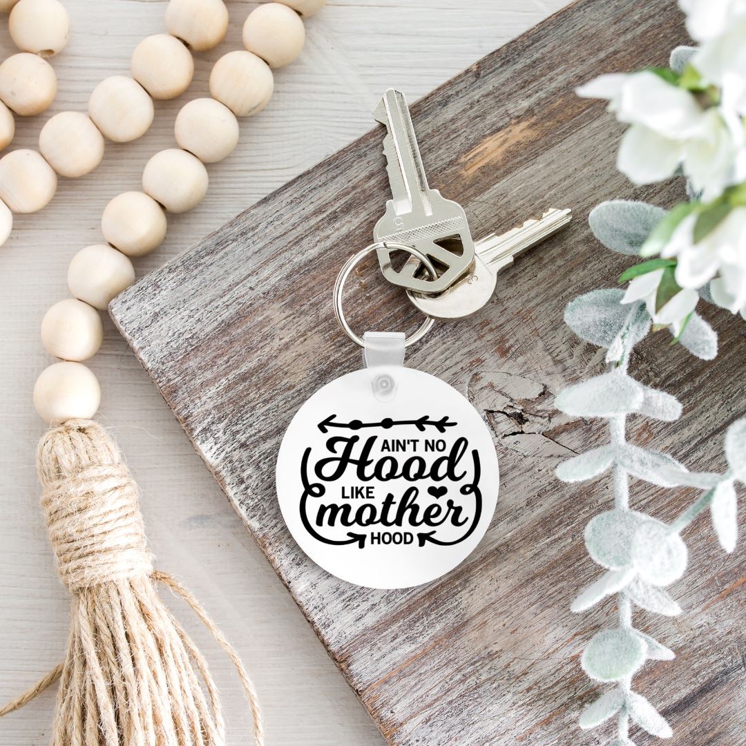 AINT NO HOOD LIKE MOTHERHOOD KEYCHAIN Harlow Boutique Official Online Store