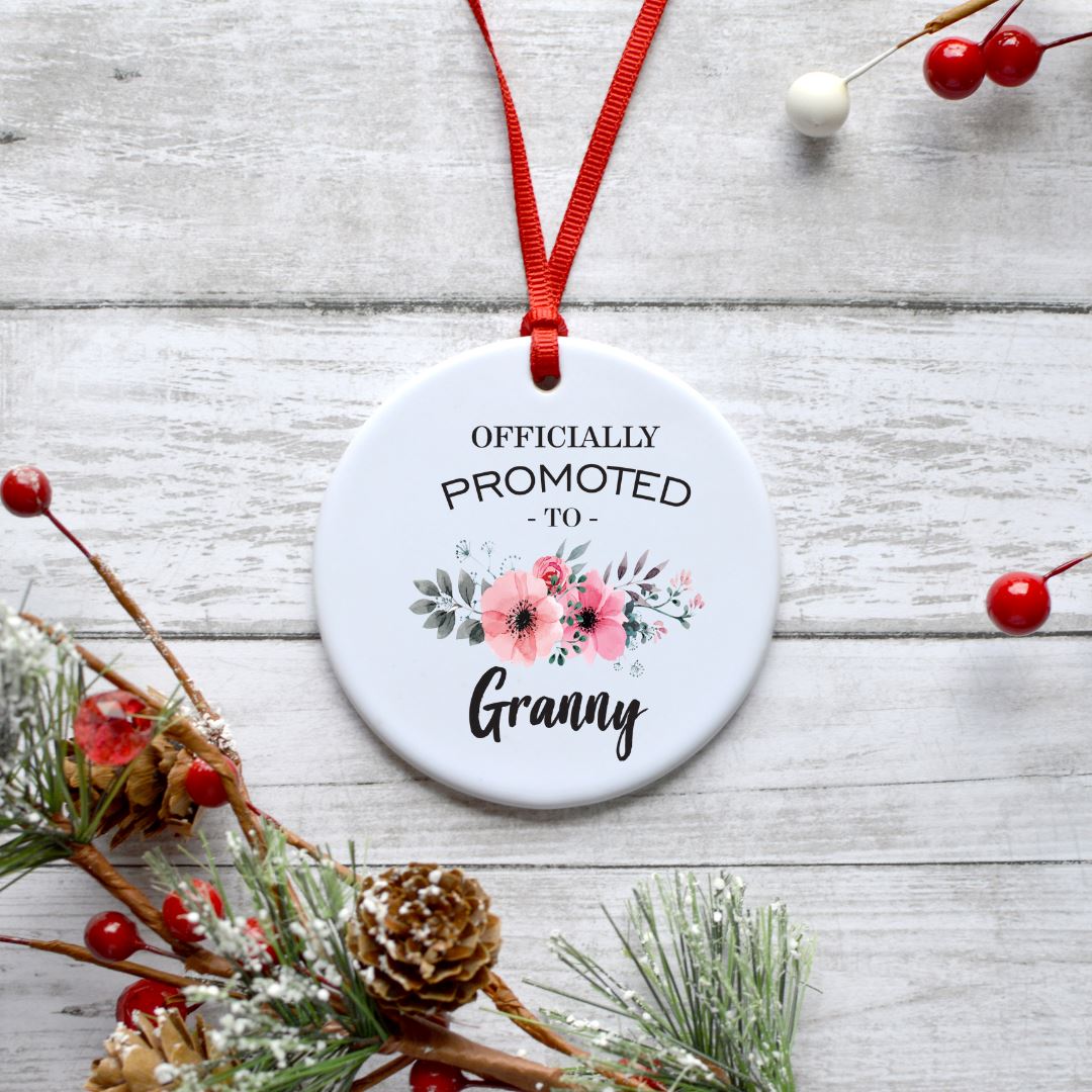 OFFICIALLY PROMOTED TO GRANNY ORNAMENT Harlow Boutique Official Online Store