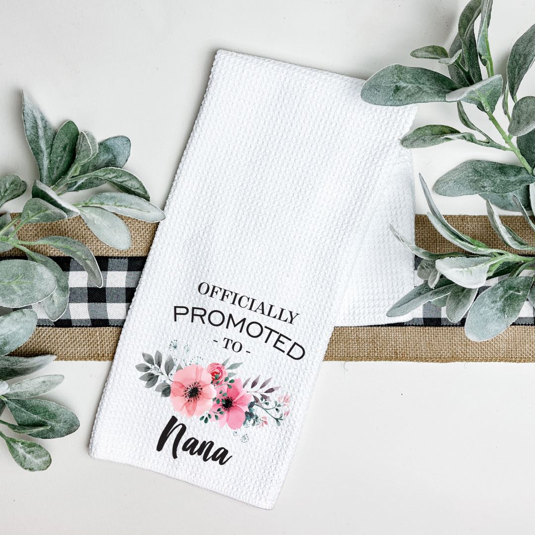 OFFICIALLY PROMOTED TO NANA TEA TOWEL Harlow Boutique Official Online Store