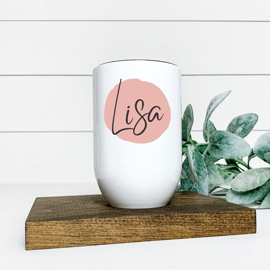 FIRST NAME WINE TUMBLER Harlow Boutique Official Online Store
