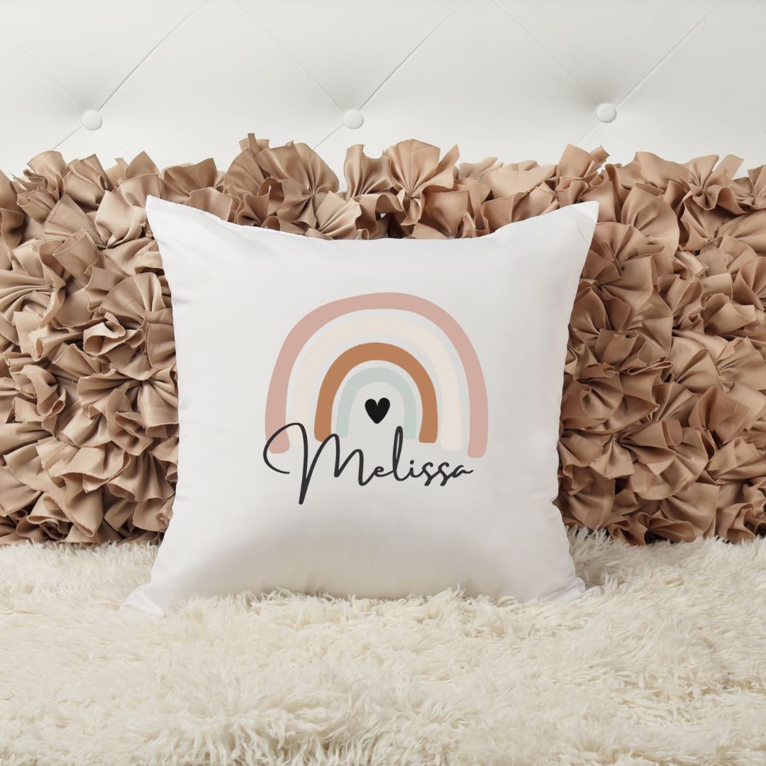 RAINBOW NAME PILLOW Harlow Boutique Official Online Store