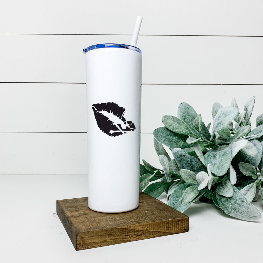 KISS OF DEATH TALL TUMBLER Tumblers Harlow Boutique Official Online Store