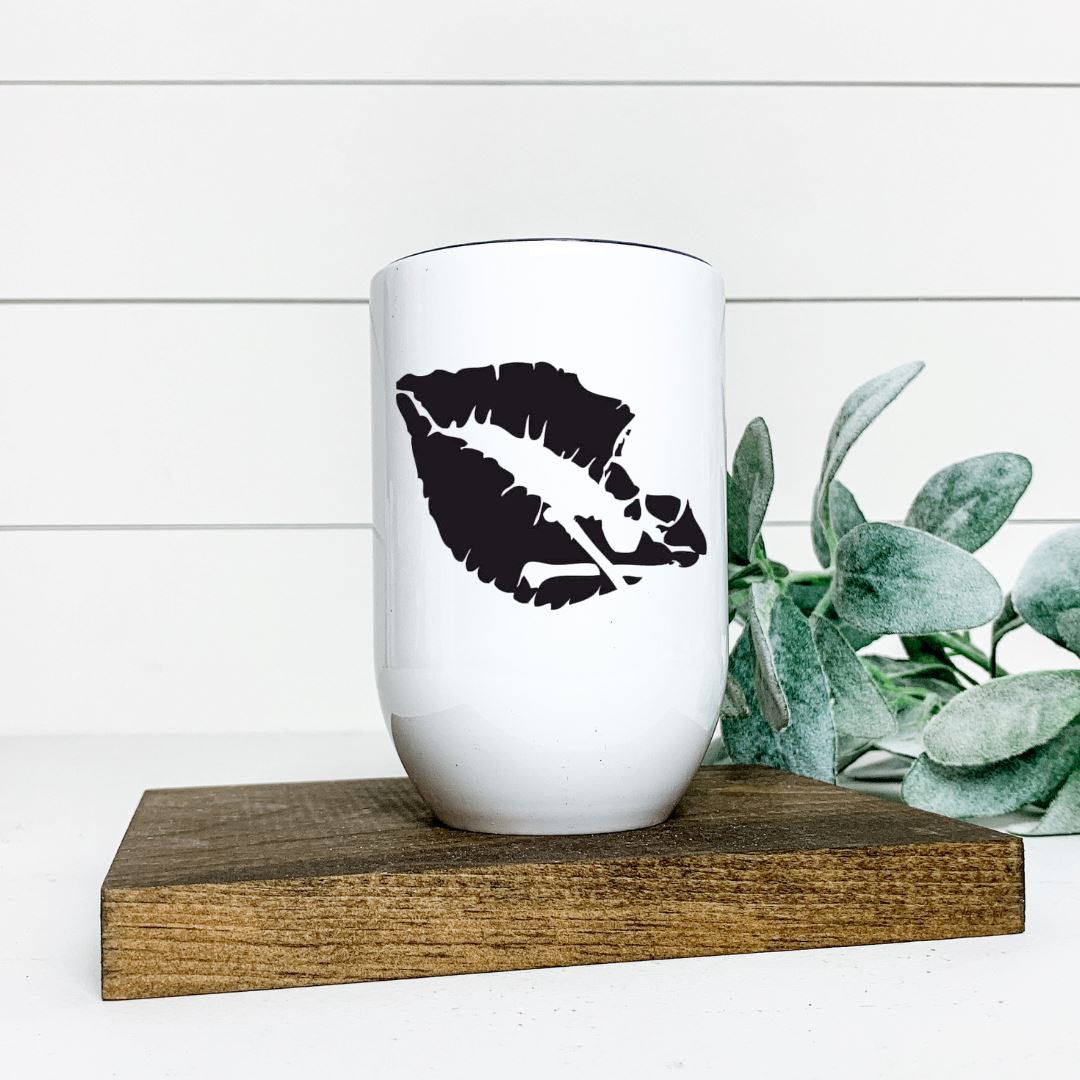 KISS OF DEATH WINE TUMBLER Harlow Boutique Official Online Store