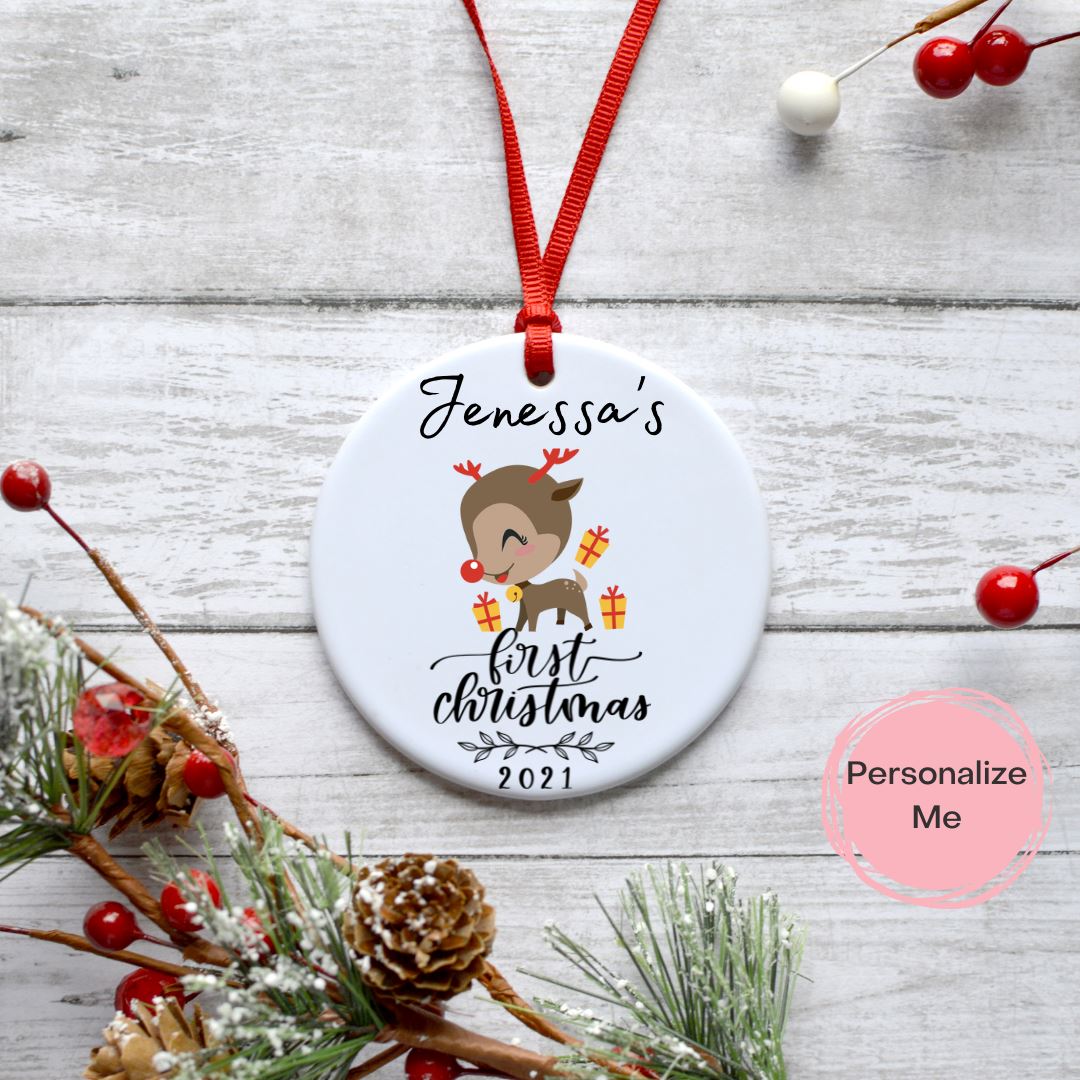REINDEER WITH PRESENTS ORNAMENT Harlow Boutique Official Online Store
