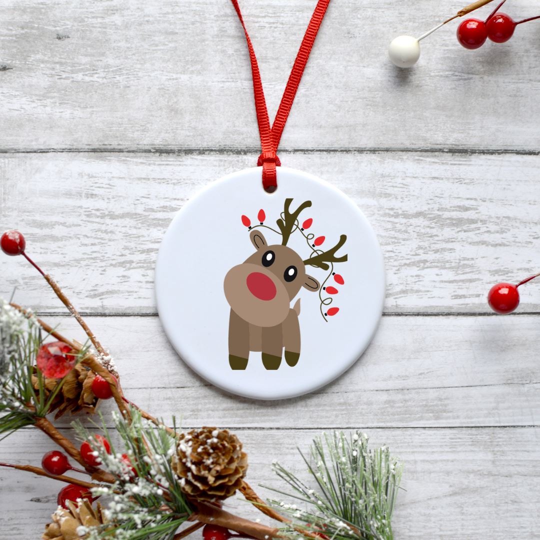 REINDEER WITH LIGHTS ORNAMENT Harlow Boutique Official Online Store