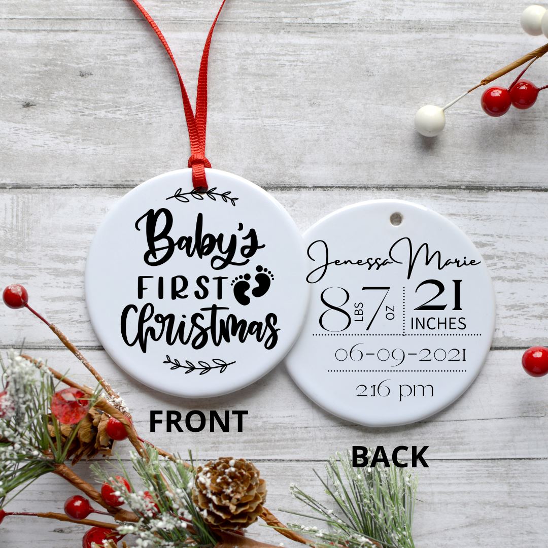 BABYS FIRST CHRISTMAS ORNAMENT Harlow Boutique Official Online Store