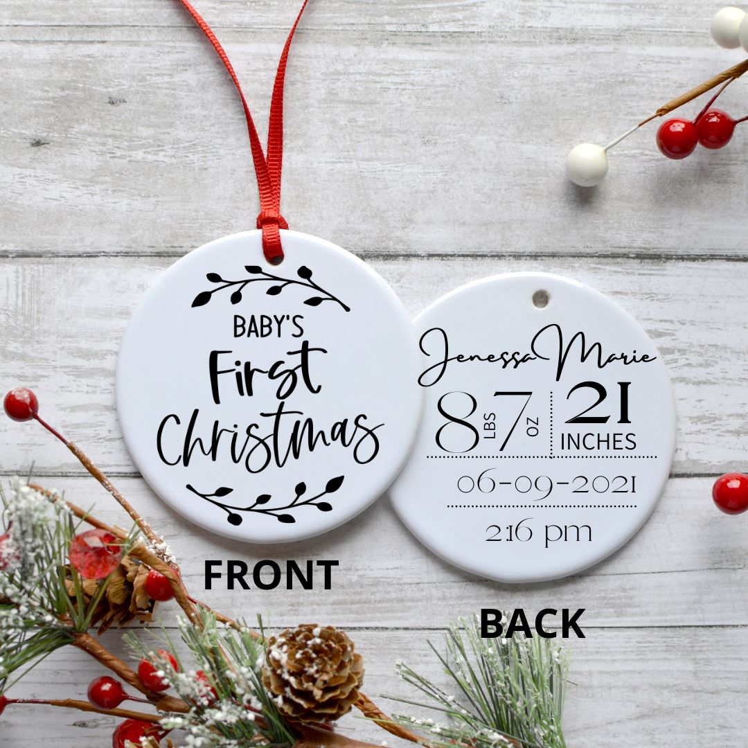 BABYS FIRST CHRISTMAS ORNAMENT Harlow Boutique Official Online Store