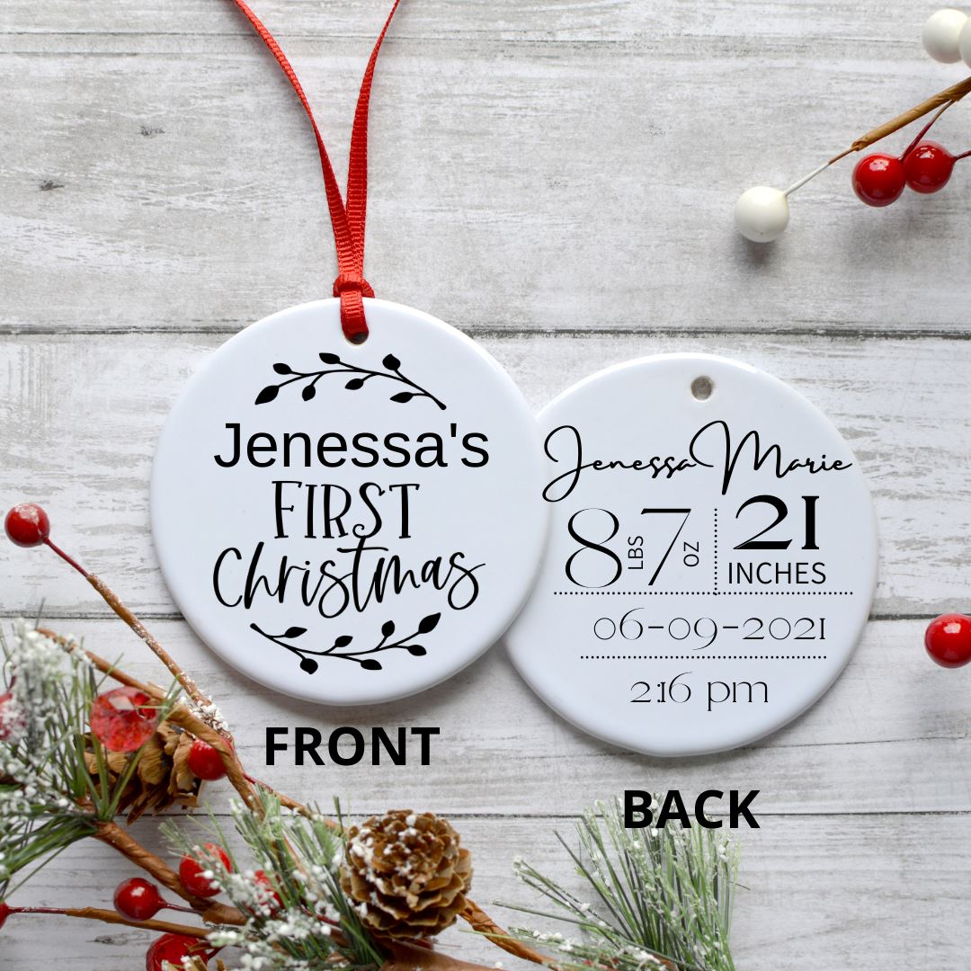 FIRST CHRISTMAS ORNAMENT Harlow Boutique Official Online Store