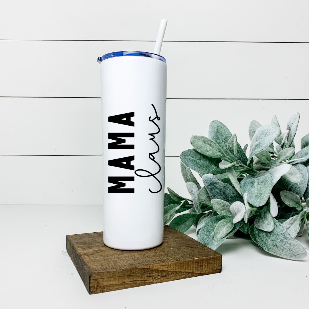 MAMA CLAUS TALL TUMBLER Tumblers Harlow Boutique Official Online Store