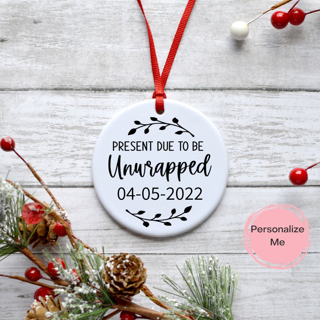 PRESENT DUE TO BE UNWRAPPED ORNAMENT Harlow Boutique Official Online Store