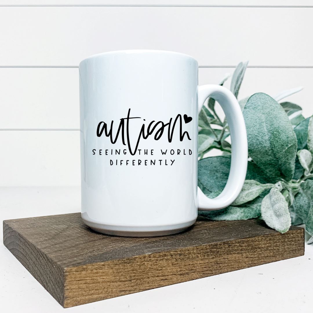 AUTISM SEEING THE WORLD DIFFERENTLY MUG Harlow Boutique Official Online Store