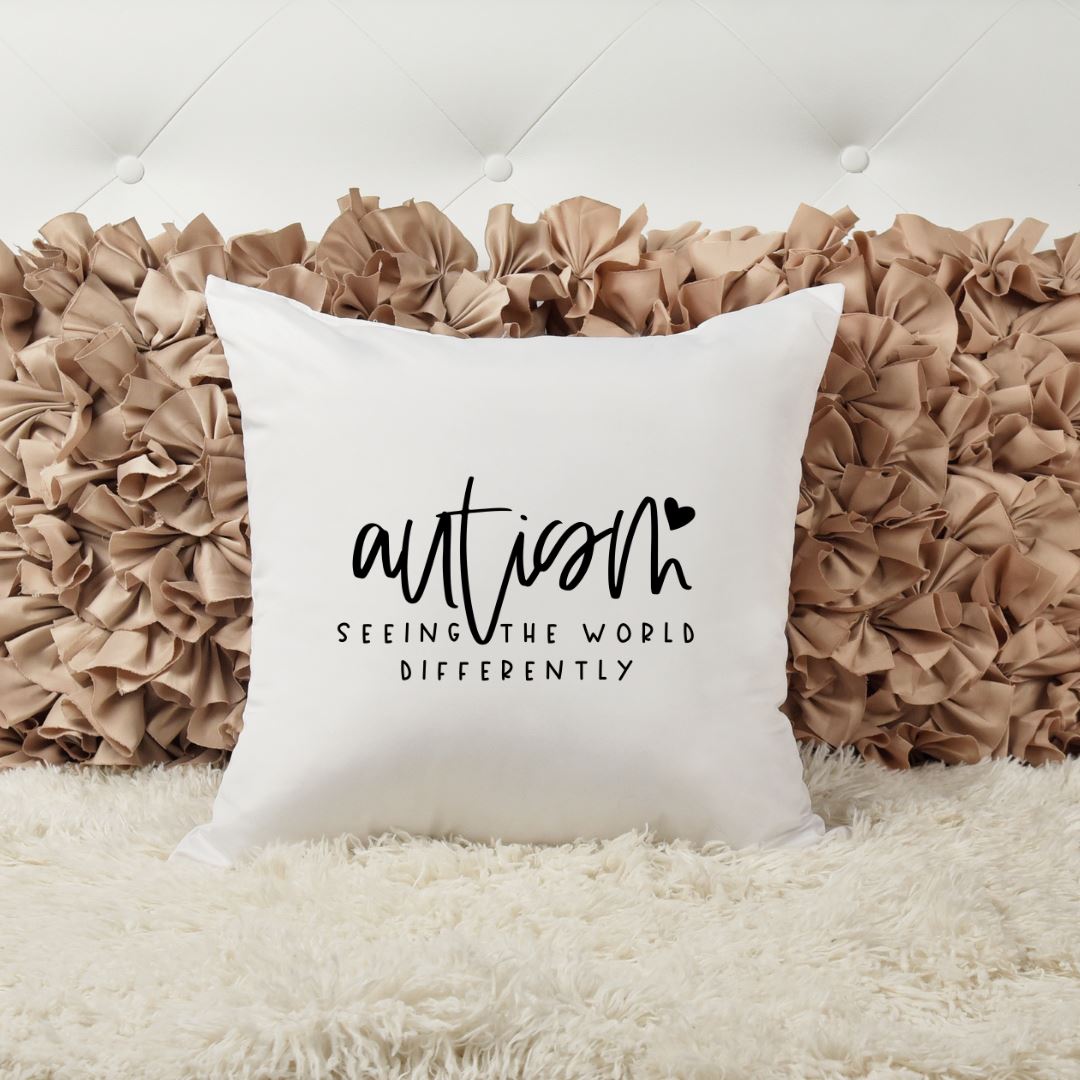 AUTISM SEEING THE WORLD DIFFERENTLY PILLOW Harlow Boutique Official Online Store