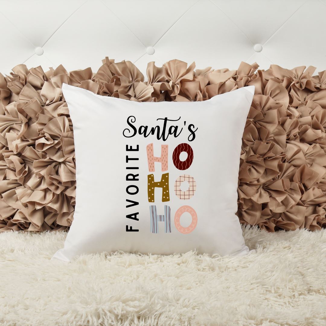 SANTAS FAVOURITE HO HO HO PILLOW Harlow Boutique Official Online Store