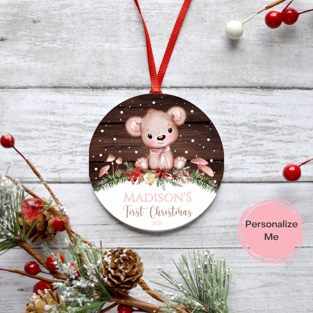 FIRST CHRISTMAS BEAR ORNAMENT Harlow Boutique Official Online Store