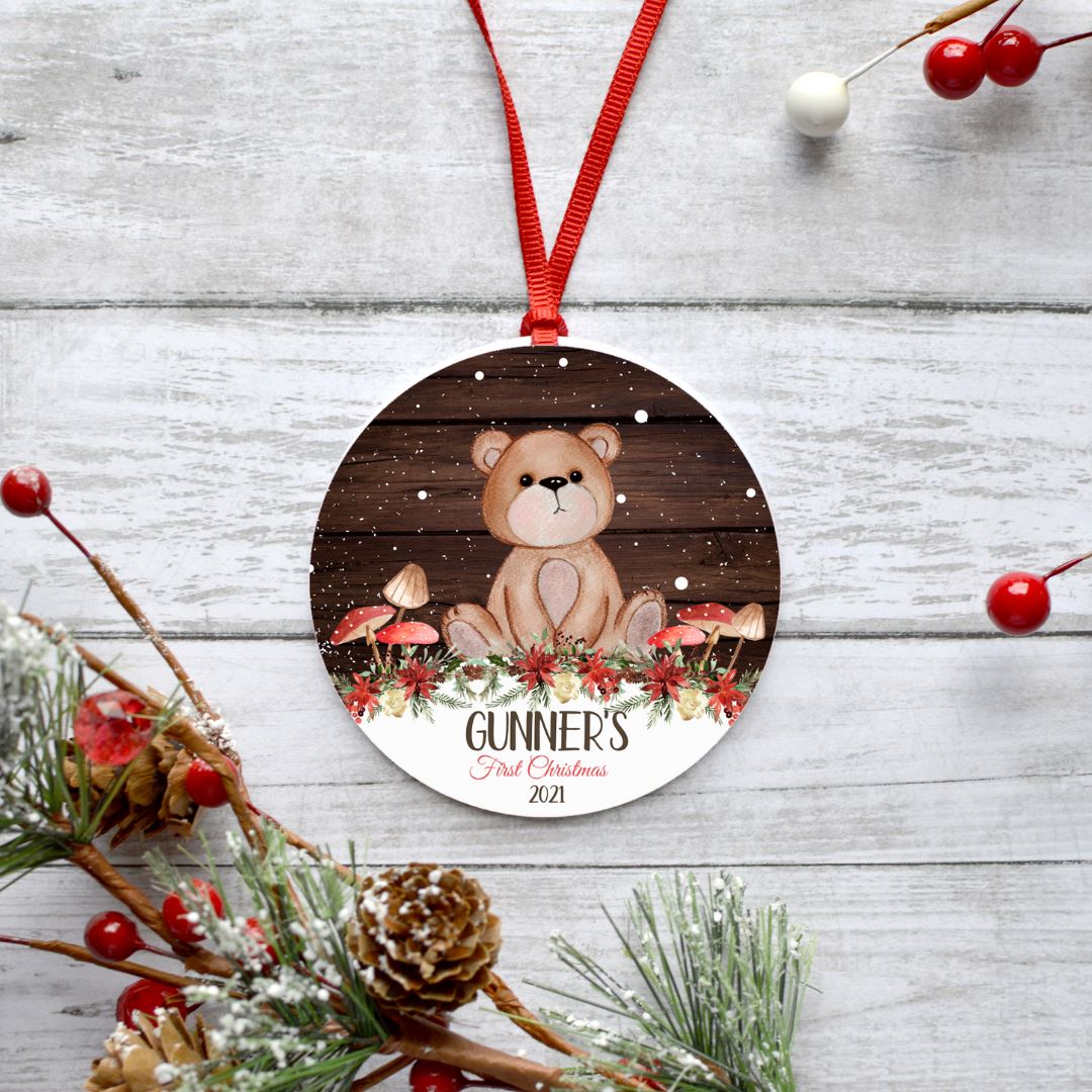 FIRST CHRISTMAS BEAR ORNAMENT Harlow Boutique Official Online Store
