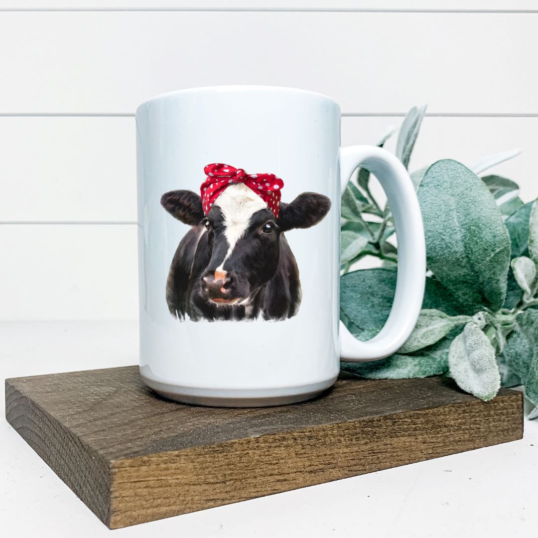 COW WITH BANDANA MUG Harlow Boutique Official Online Store