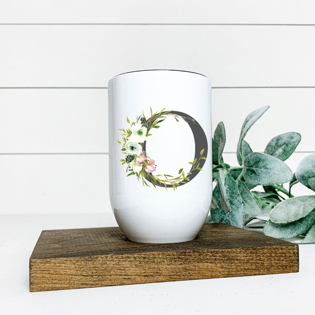 LETTER O WINE TUMBLER Harlow Boutique Official Online Store