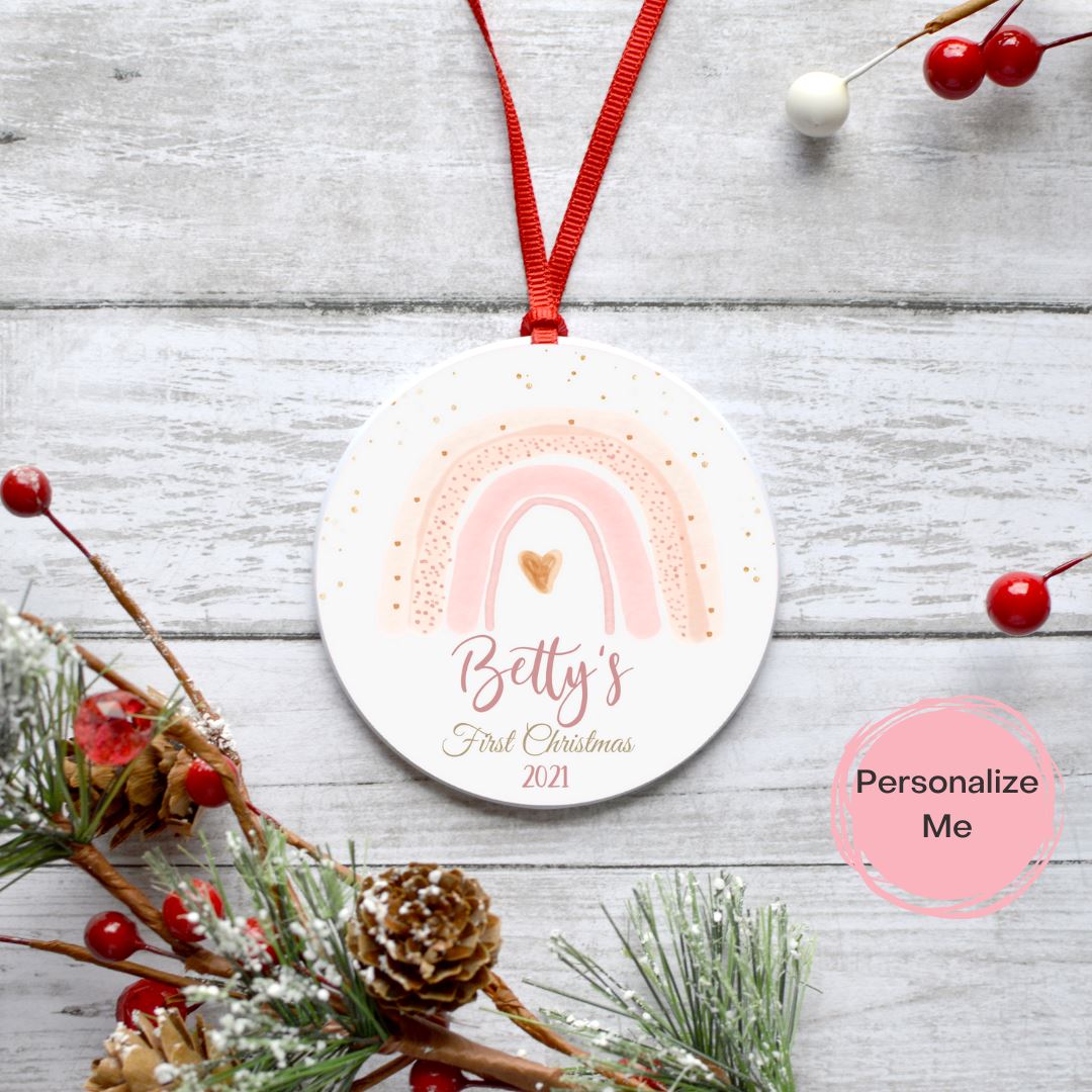 FIRST CHRISTMAS RAINBOW ORNAMENT Harlow Boutique Official Online Store