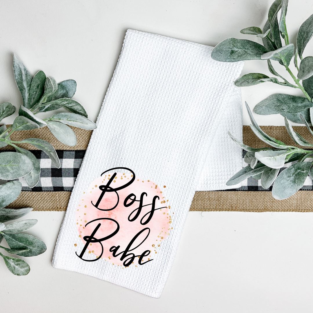 BOSS BABE TEA TOWEL Harlow Boutique Official Online Store