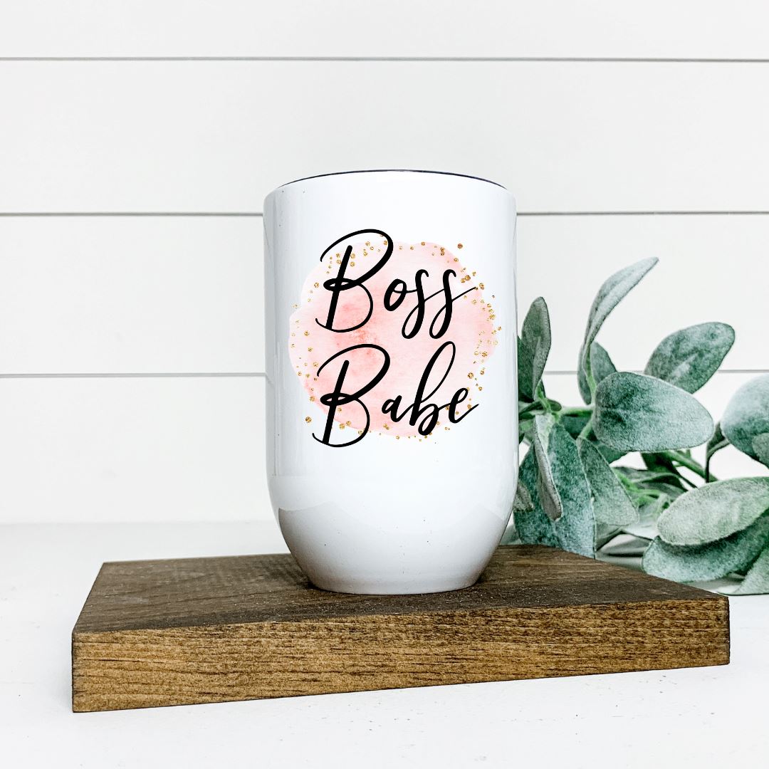 BOSS BABE WINE TUMBLER Harlow Boutique Official Online Store