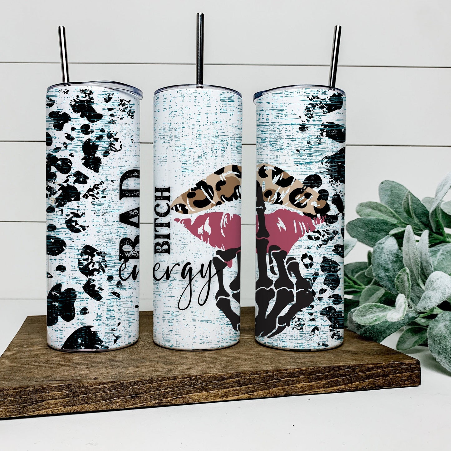 BAD BITCH ENERGY TALL TUMBLER Tumblers Harlow Boutique Official Online Store