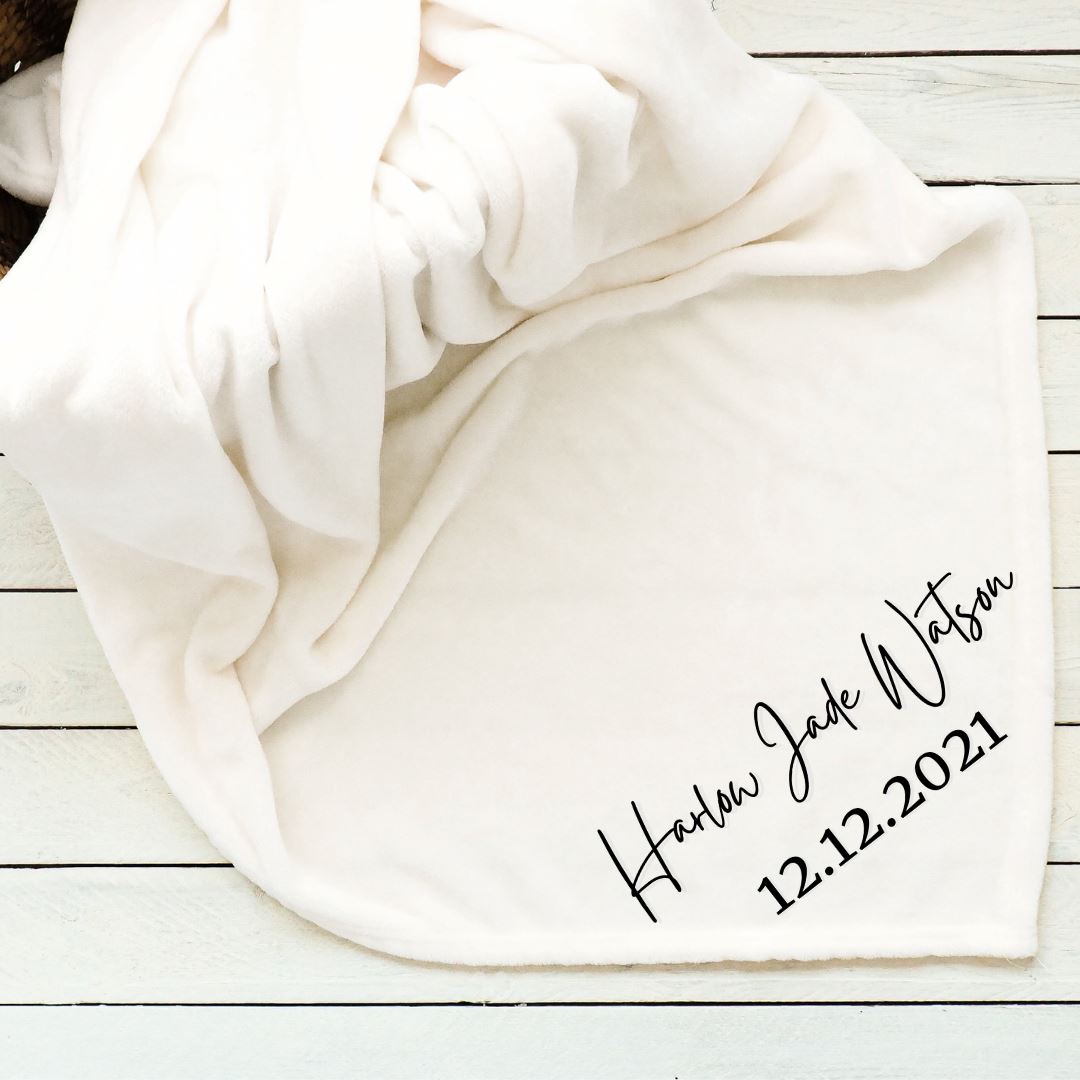 Personalized Baby Blanket Blankets Harlow Boutique Official Online Store