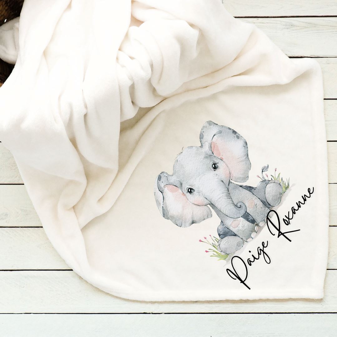 Elephant Baby Blanket Blankets Harlow Boutique Official Online Store