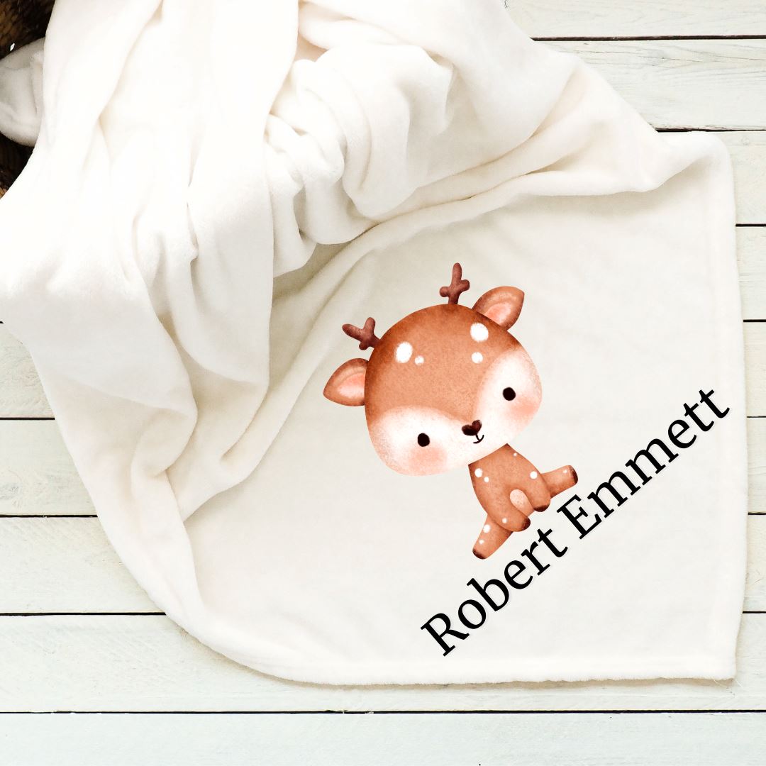 Deer Baby Blanket Blankets Harlow Boutique Official Online Store