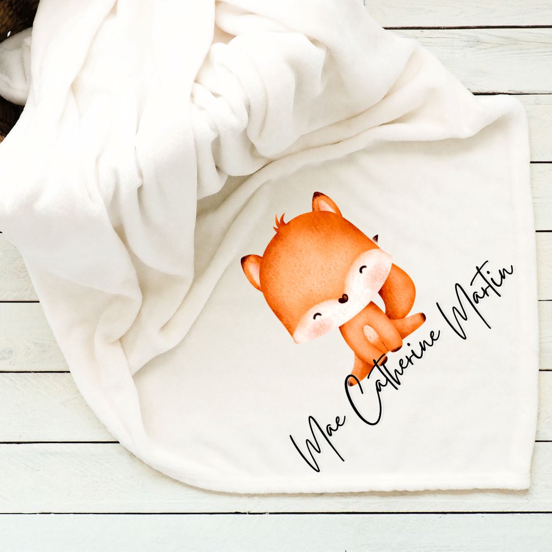 Fox Baby Blanket Blankets Harlow Boutique Official Online Store
