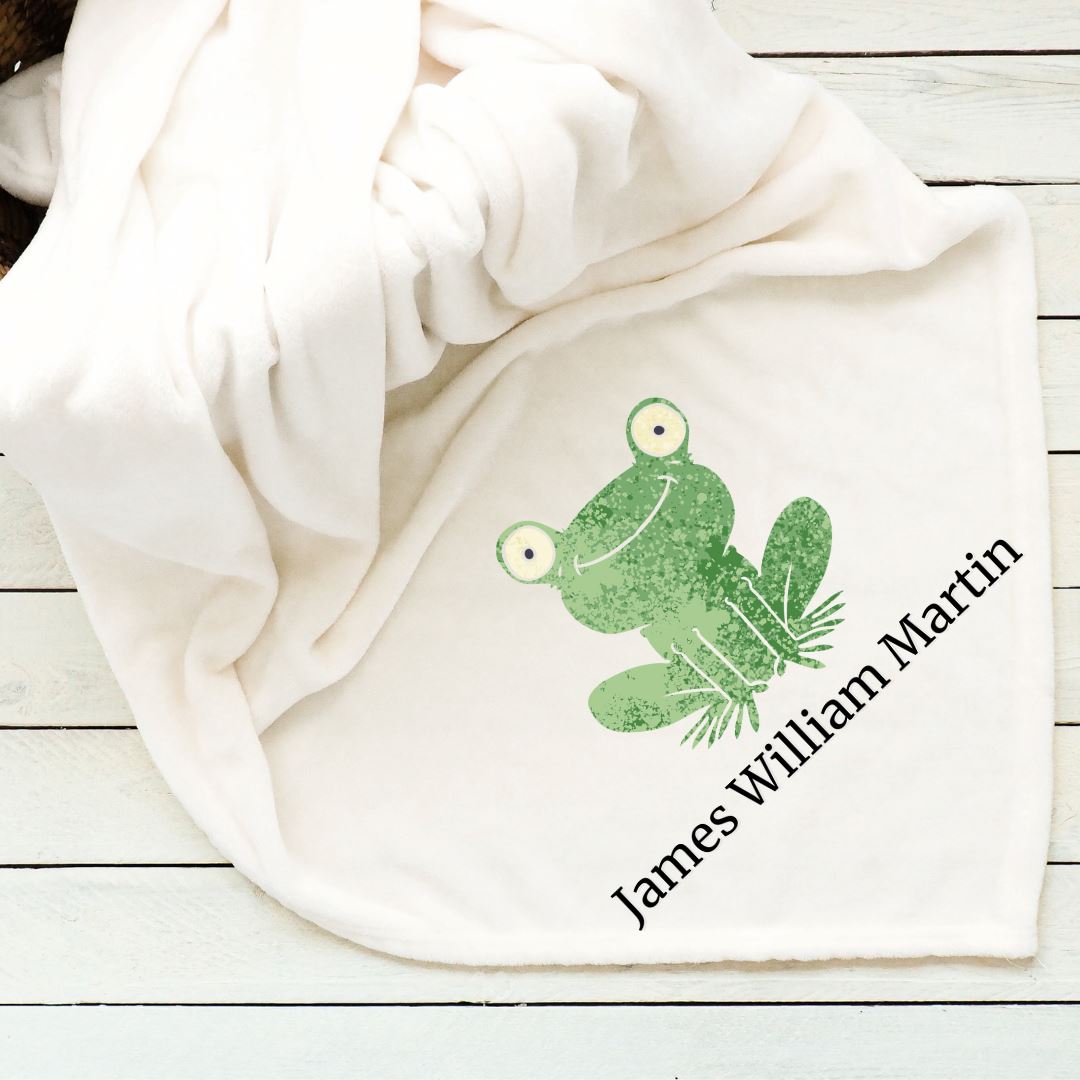 Frog Baby Blanket – Harlow Boutique Official Online Store