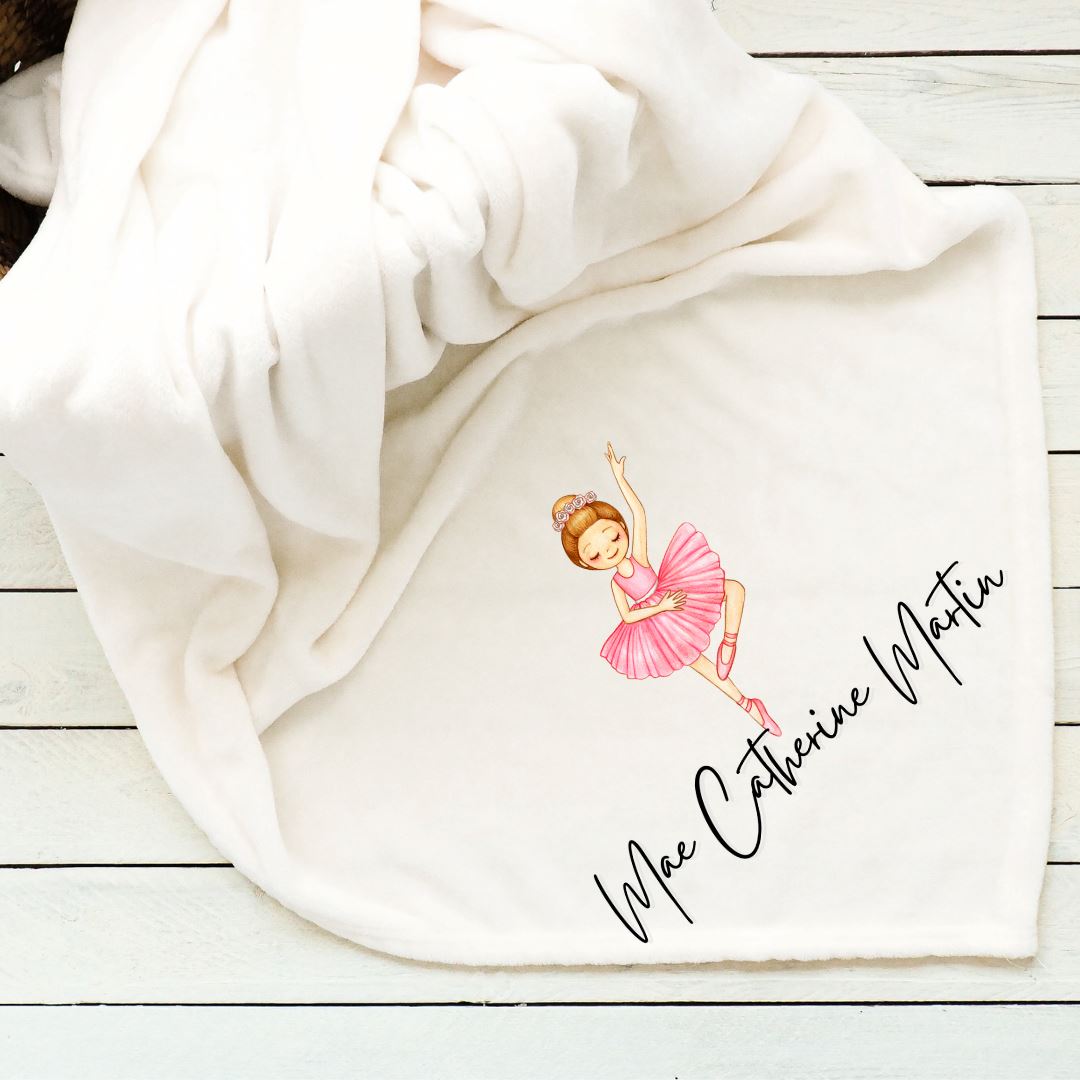 Ballerina Baby Blanket Blankets Harlow Boutique Official Online Store