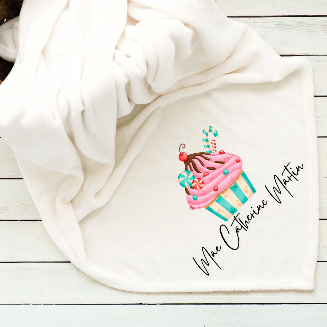 Cupcake Baby Blanket Blankets Harlow Boutique Official Online Store