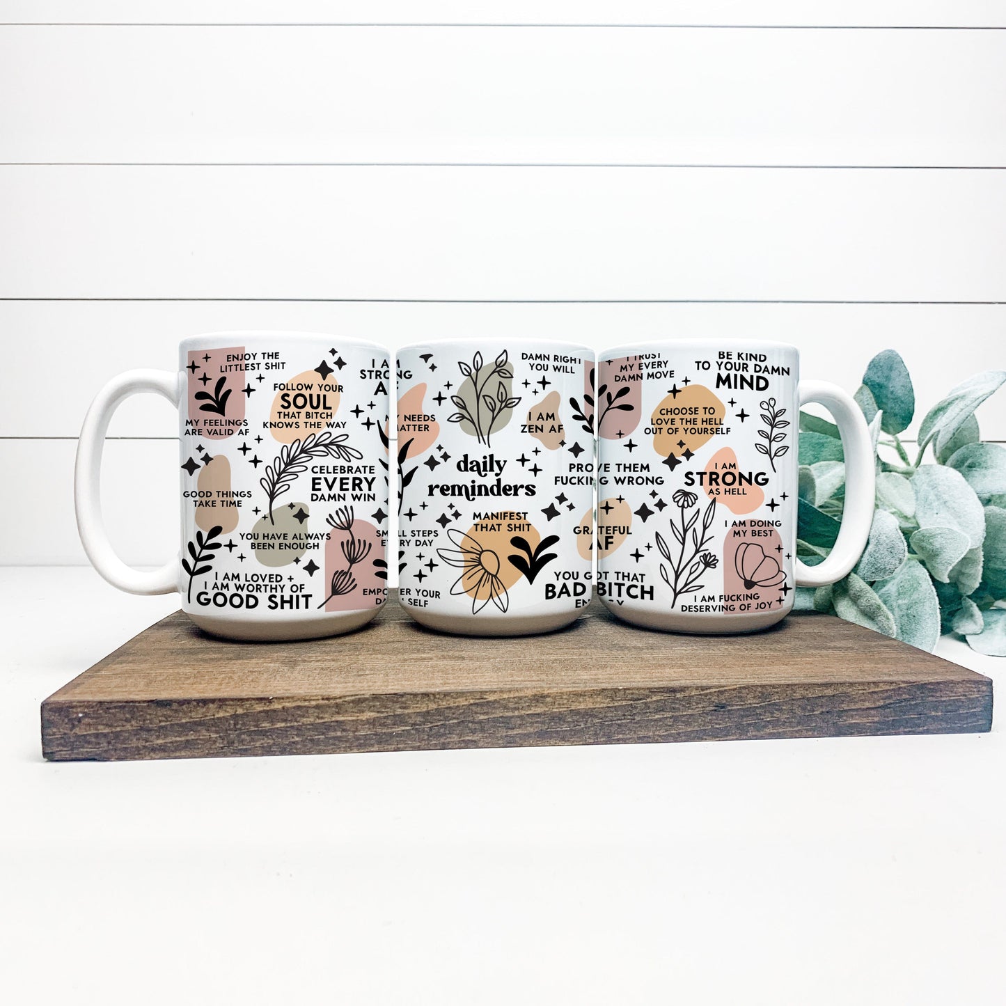 DAILY REMINDERS - SWEARY MUG Harlow Boutique Official Online Store
