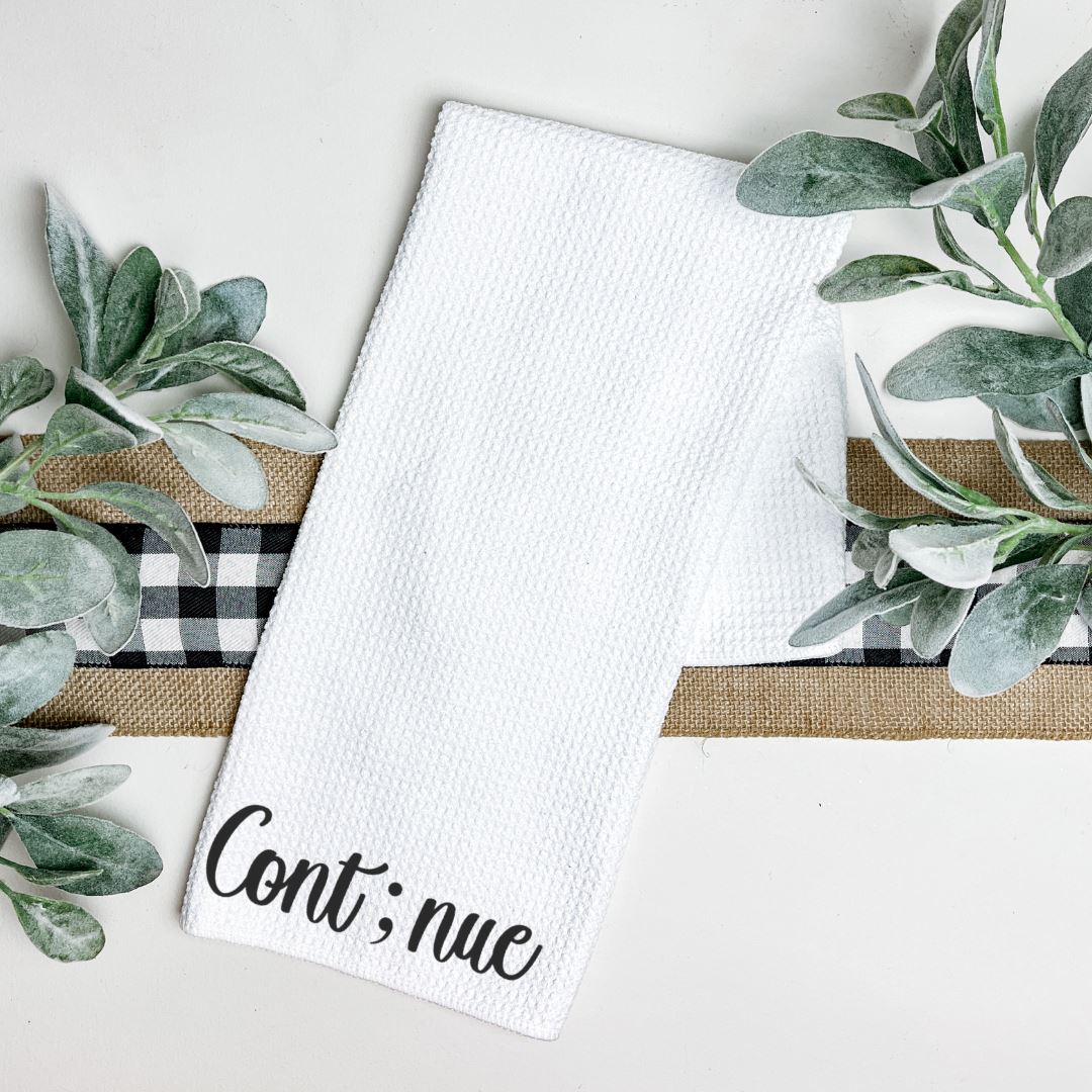 CONTINUE TEA TOWEL Harlow Boutique Official Online Store