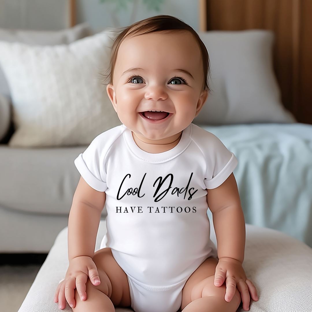 Cool Dads Have Tattoos Baby Bodysuit Harlow Boutique Official Online Store