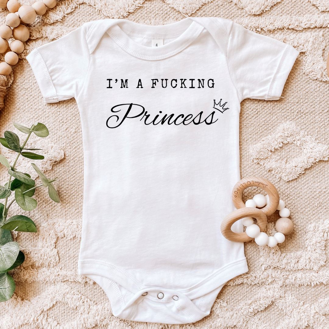 Im A Fucking Princess Baby Bodysuit Harlow Boutique Official Online Store