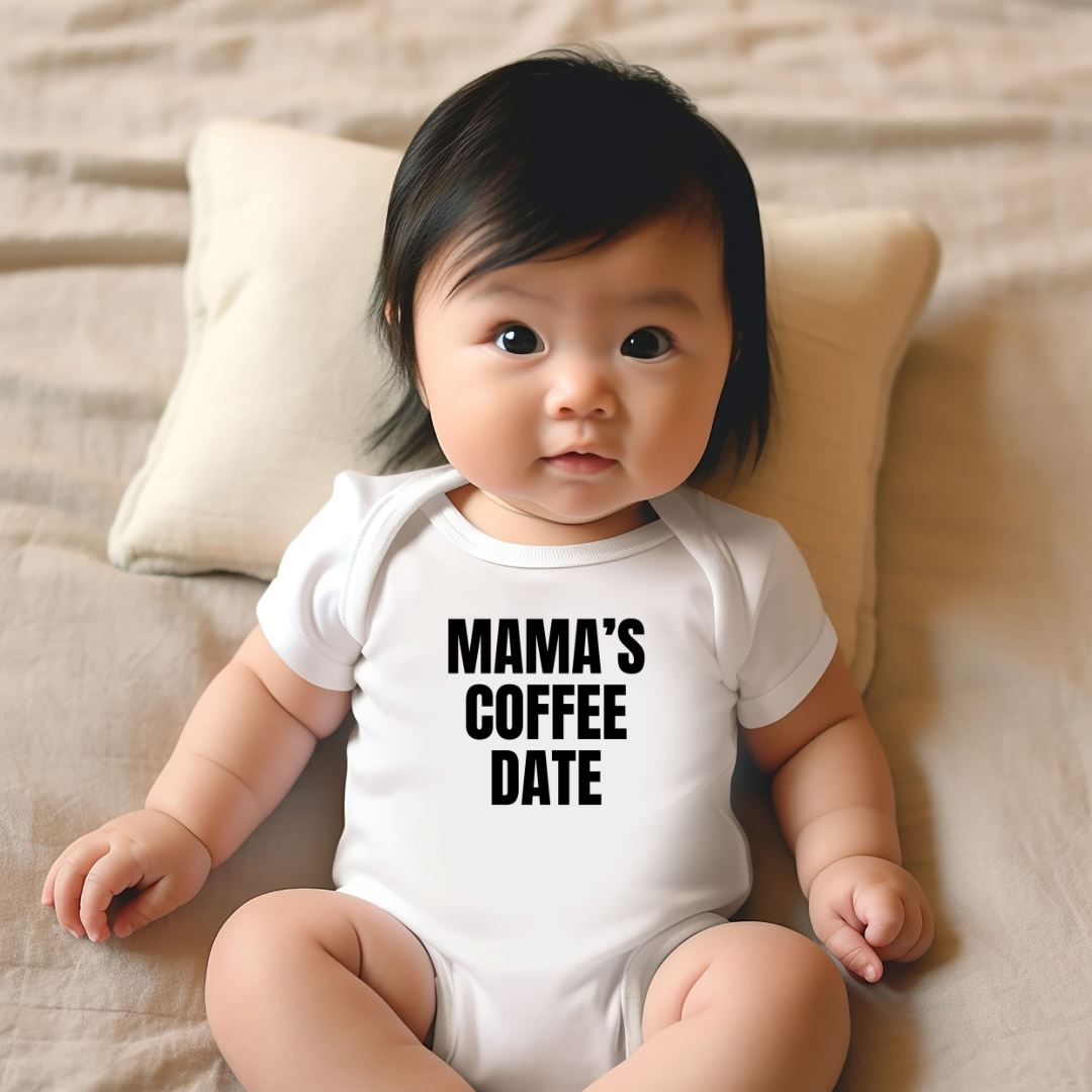 Mamas Coffee Date Baby Bodysuit Harlow Boutique Official Online Store