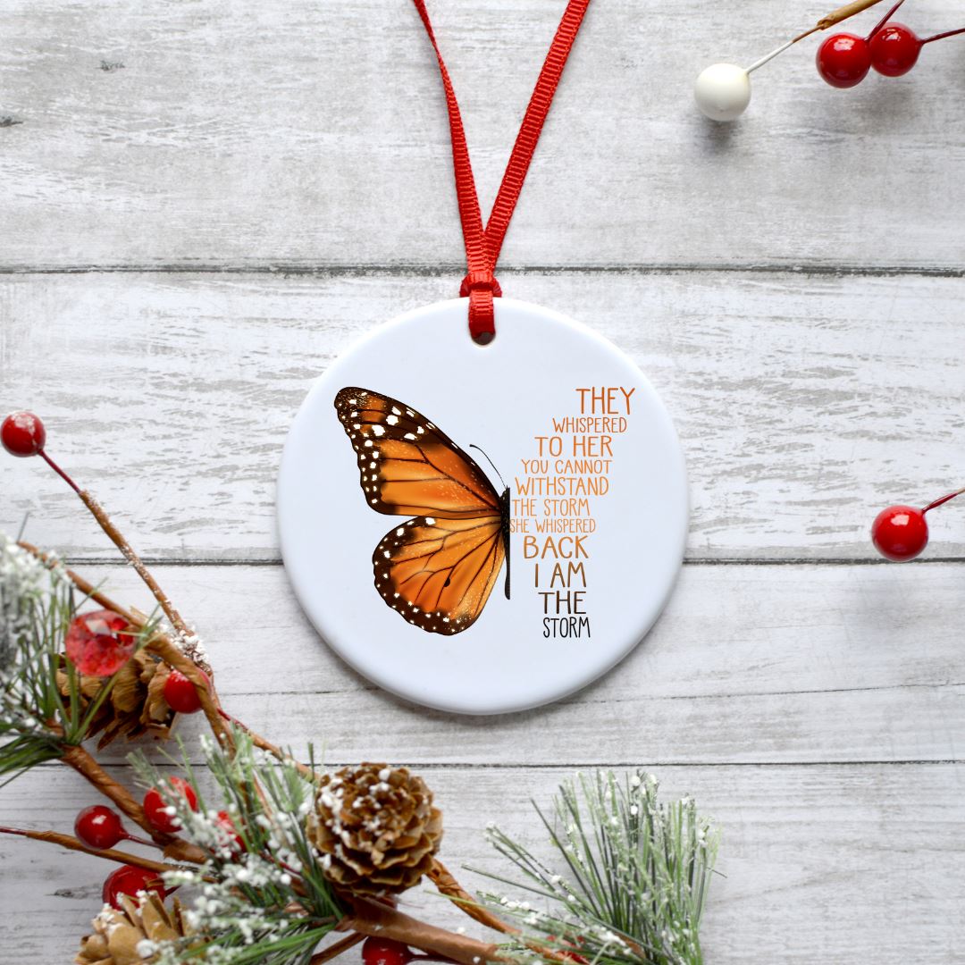 THEY WHISPERED TO HER YOU CANT WITHSTAND THE STORM ORNAMENT Harlow Boutique Official Online Store