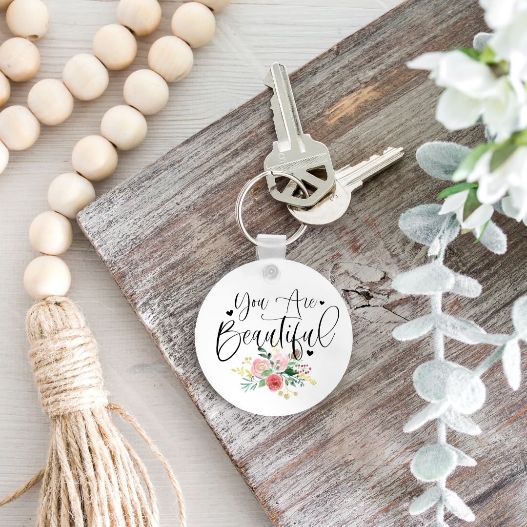 YOU ARE BEAUTIFUL KEYCHAIN Harlow Boutique Official Online Store