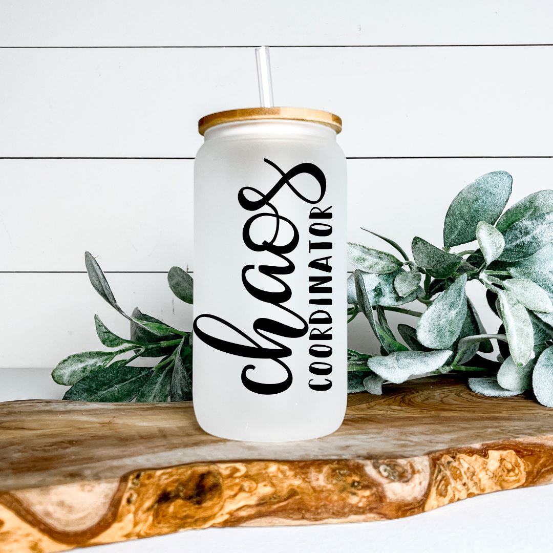 CHAOS COORDINATOR GLASS JAR TUMBLER Harlow Boutique Official Online Store