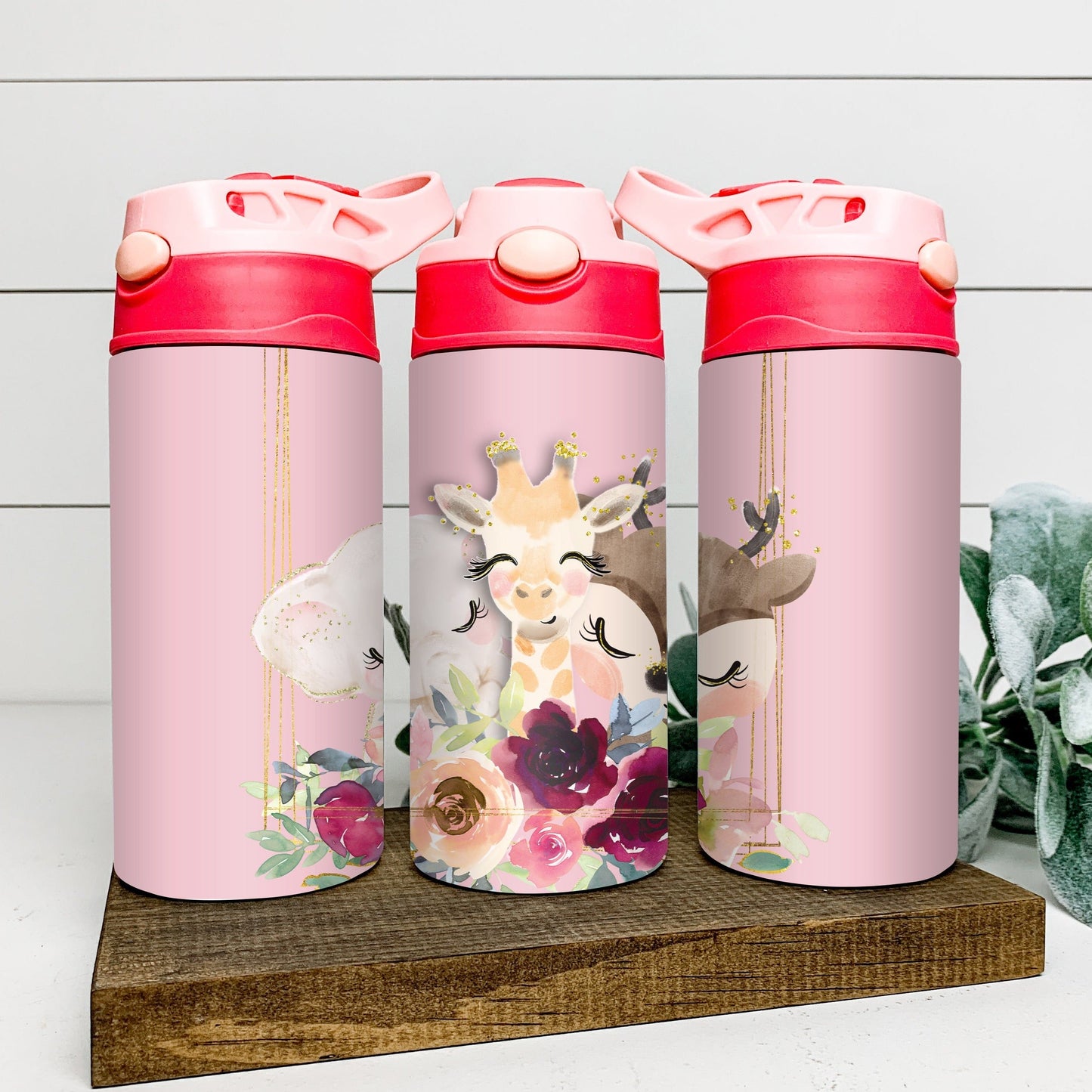 PINK ANIMALS GIRL TUMBLER Harlow Boutique Official Online Store