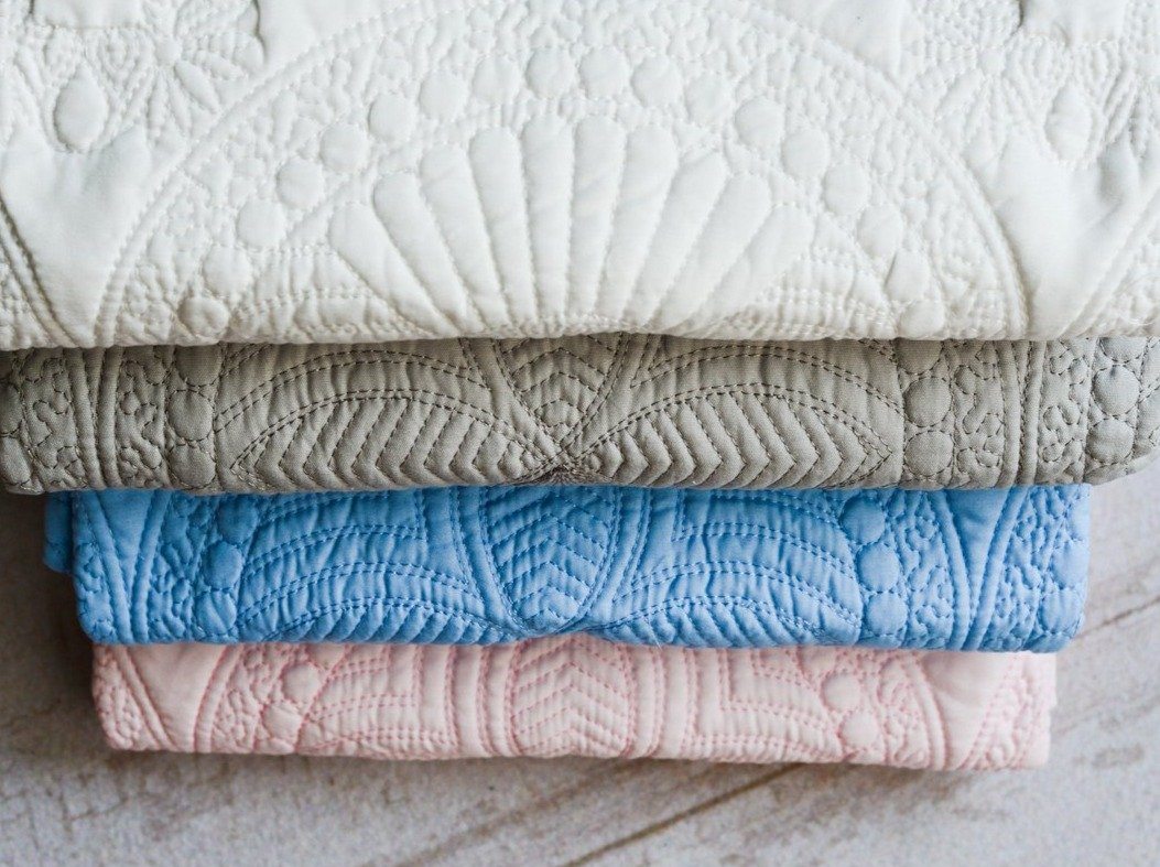 Embroidered Birth Stat Quilt Blanket Harlow Baby Boutique