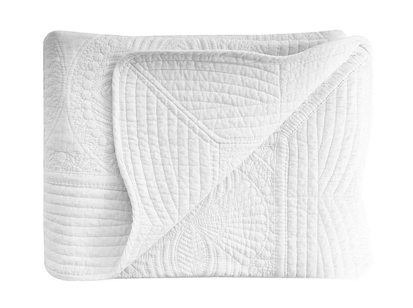 Embroidered Monogram Quilt Blanket Harlow Baby Boutique