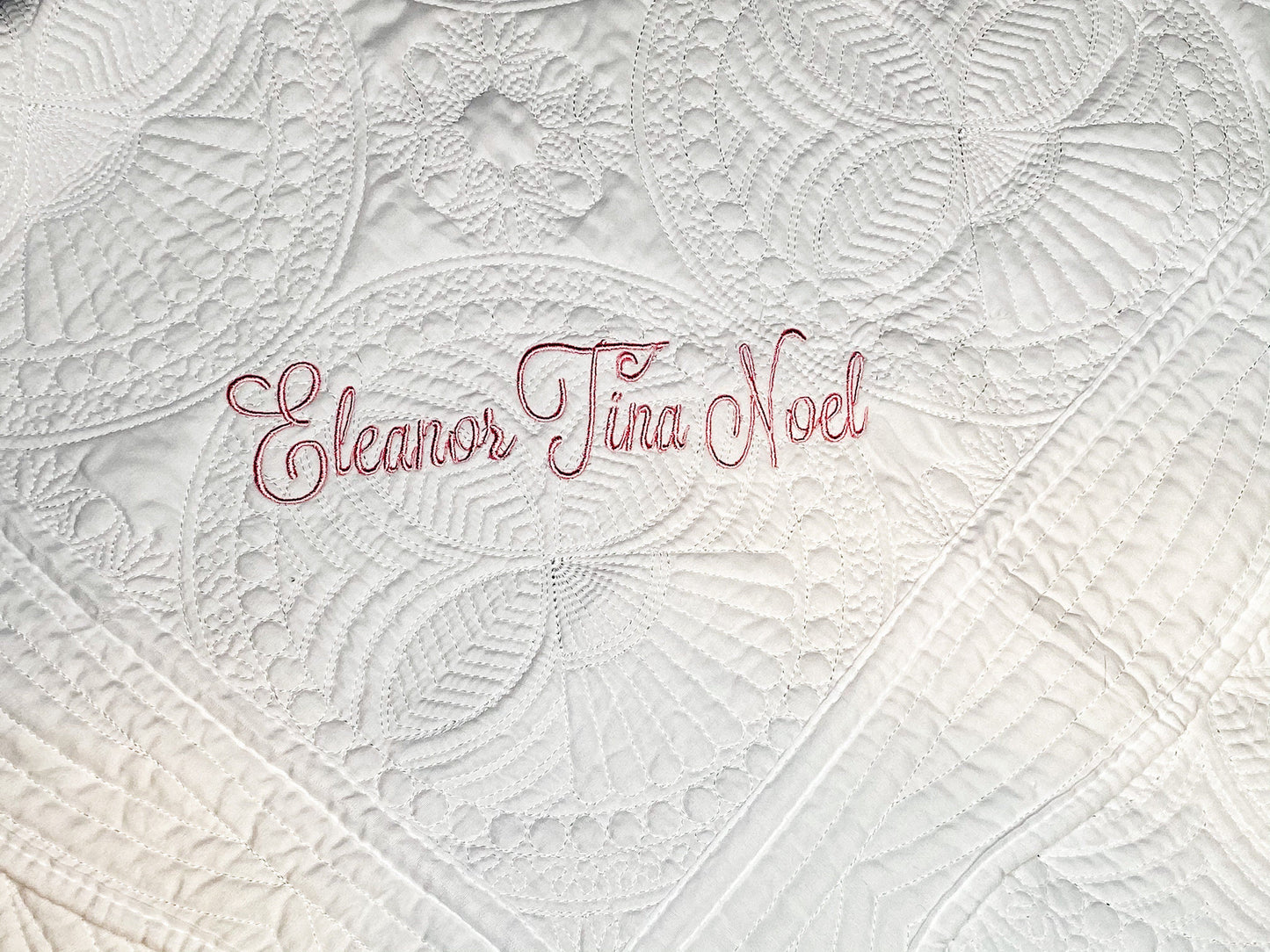 Embroidered Name Quilt Blanket Harlow Baby Boutique