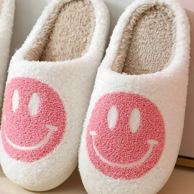 Smile Slippers - Pink Harlow Boutique Official Online Store